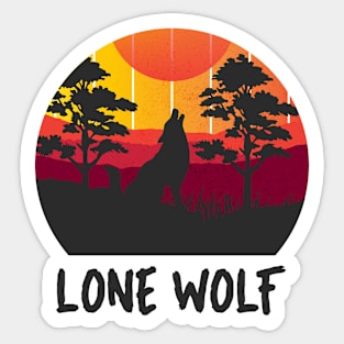 Lone Wolf Sticker